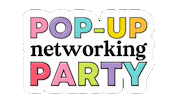 Pop Up Networking Sticker by Deanna Seymour