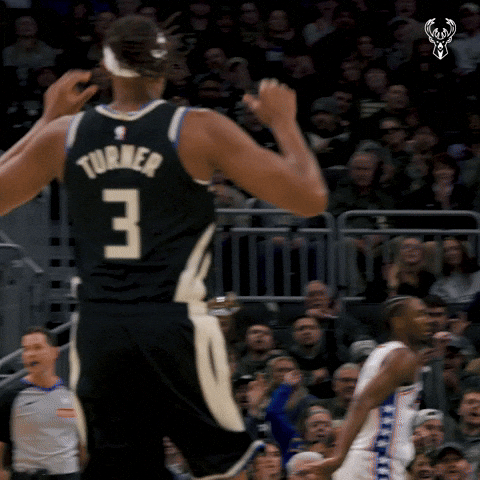 Myles Turner GIF by Milwaukee Bucks