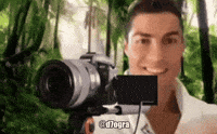 Cristiano Ronaldo Camera GIF