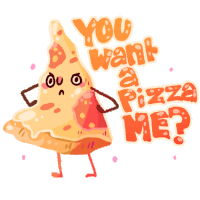 Angry Food Sticker