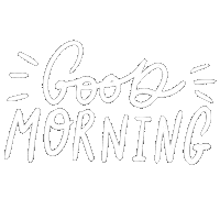Good Morning Sticker