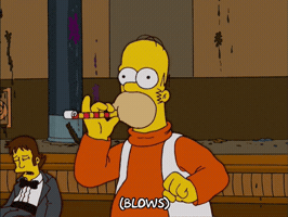 Celebrating Happy Birthday GIF by The Simpsons