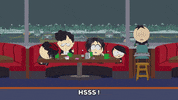 butters stotch table GIF by South Park 
