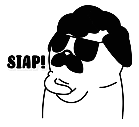 Sunglasses Sip Sticker by escobark.id