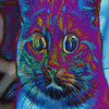 cat loop GIF by Psyklon