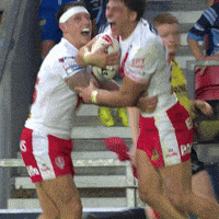 Celebrate Rugby League GIF by St.Helens R.F.C