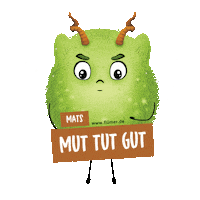 Mut Emotionen Sticker by Nadine Dzolic