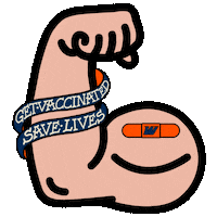 Corona Vaccine Sticker by WCSU