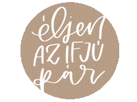 Wedding Eskuvo Sticker