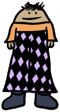 Wait Waiting Sticker by Ruppert Tellac