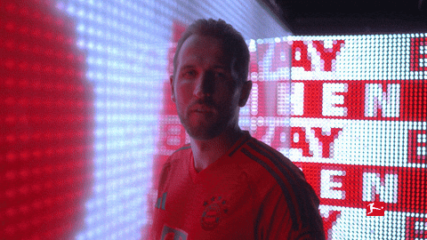 Harry Kane Smile GIF by Bundesliga