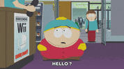 eric cartman hello GIF by South Park 