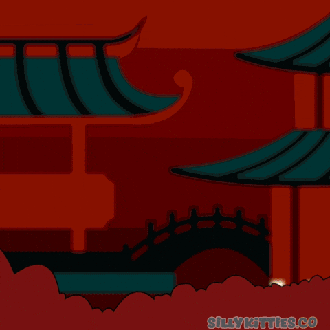 Chinese New Year Celebration GIF by Silly Kitties