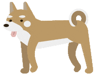 Happy Shiba Inu Sticker by will herring