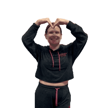 Zumba Heart Shape Sticker by Casa Salsa