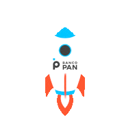 Nasa Lua Sticker by Banco PAN