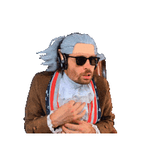 Looking Around Double Take Sticker