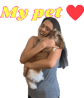 My Pet Dog Sticker by Karen Brandão