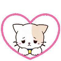 Disappointed Cat Sticker