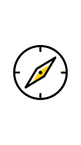 Direction Compass Sticker by JEMP