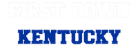 Kentucky Wildcats Football Sticker