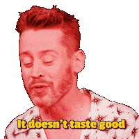 Tastes Bad Macaulay Culkin Sticker by First We Feast