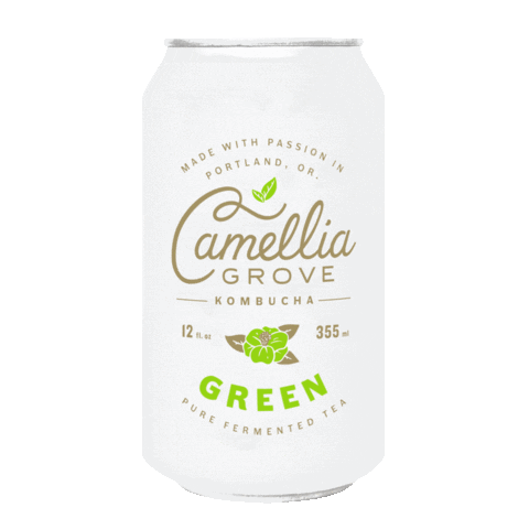 camelliagrovekombucha kombucha fermentedtea camelliagrove teakombucha Sticker