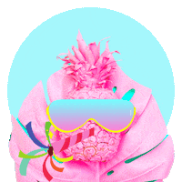 tawnyajean party 2021 fruit confetti Sticker