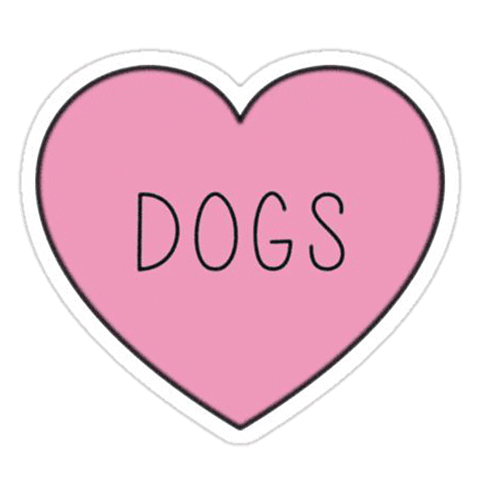celinecanto18 giphyupload heart dog pink Sticker