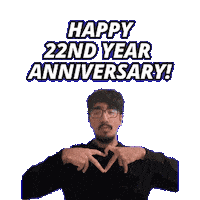 22Nd Anniversary Sticker