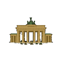 Brandenburger Tor Berlin Sticker by Jugendherberge