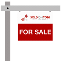 SoldOnToni for sale kw yard sign keller williams realty Sticker
