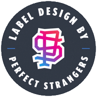 perfectstrangers beer temecula perfectstrangers labeldesign Sticker