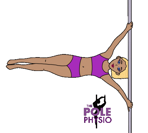 Polefitness Polestrong Sticker by The Pole Physio