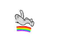 Fun Rainbow Sticker by Frank Ape