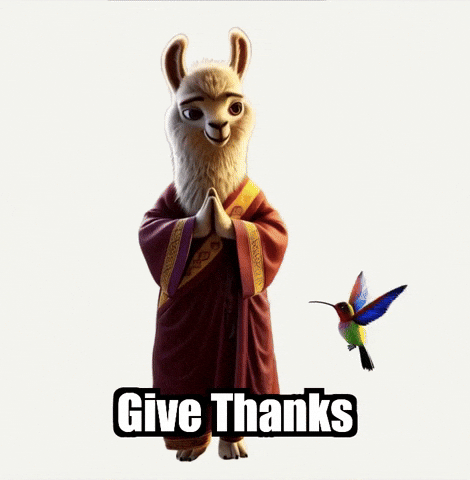 Give Thanks Gratitude GIF by dalaillamazen