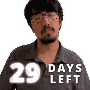 29 Days Sticker