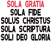 shopreformedbeauty tulip reformed 5 solas reformation Sticker