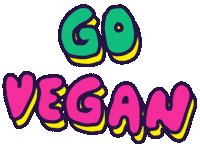 Go Vegan Plant Based Sticker