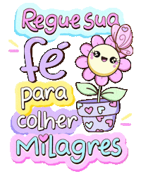 Bom Dia Lettering Sticker