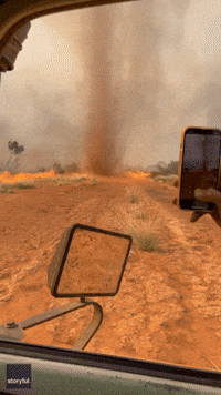 'Firenado' Forms Amid Bushfire in Australia's Northern Territory