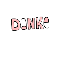 Thanks Thank You Sticker by byjohannafritz