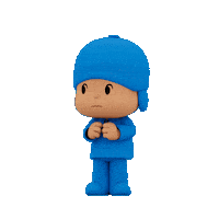Nervous Oh No Sticker by Pocoyo