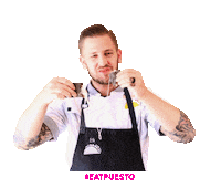 Fun Eating Sticker by Puesto