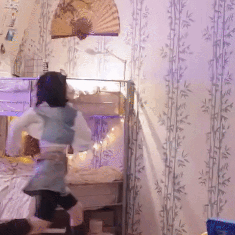 K Pop Running GIF