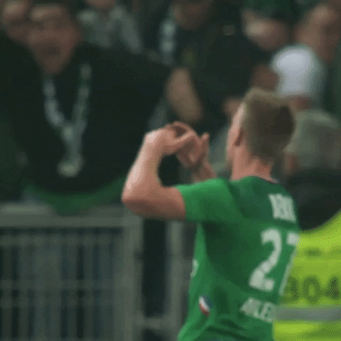 Happy Ligue 1 GIF by AS Saint-Étienne