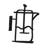 Morning Sticker by RAVE COFFEE
