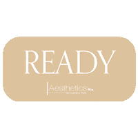 aestheticsrxskincare arx readysetglow aestheticsrx Sticker