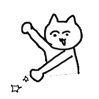 Cat Punch Sticker