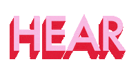 text hear Sticker by Studio Ultradeluxe